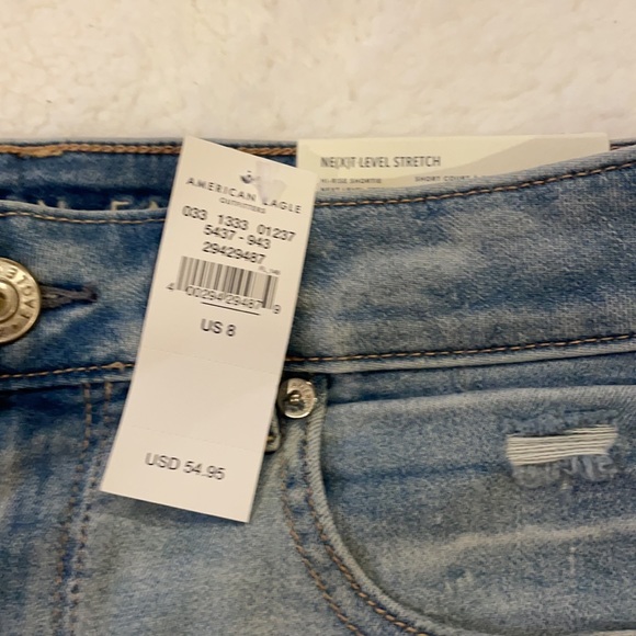 American Eagle shorts blue size 8 - Picture 2 of 6